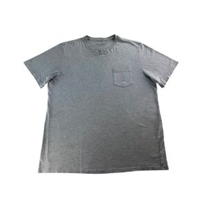 Vineyard Vines Gray Pocket T Shirt Nantucket Sailboat Logo Men's Size Large